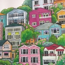 Wellington Houses A4 Print