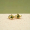 Inner Calm Studs Gold Plate