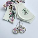 Rosina Round Fine Bone China Earings