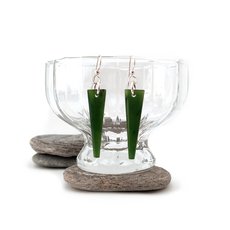 Pounamu Earrings-jewellery-The Vault