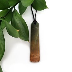 Pounamu Pendant Simple Toki Marsden Flower-jewellery-The Vault