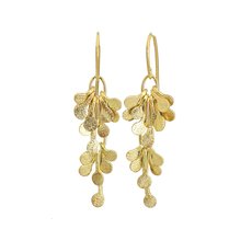 Gold Plate Confetti Earrings-jewellery-The Vault