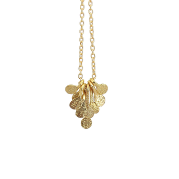 Gold Plate Confetti Necklace