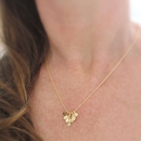 Gold Plate Confetti Necklace