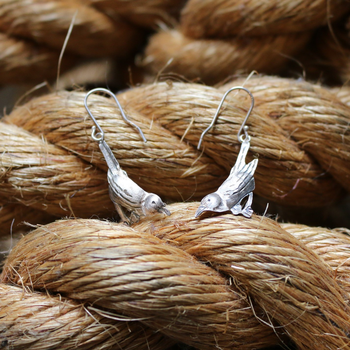 Bellbird Earrings Silver