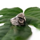 Ruru Owl Ring Silver