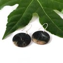 Pounamu Earrings Disc