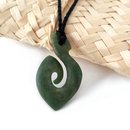 Pounamu Pendant Hei Matau Kahurangi