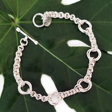 Five Roses Bracelet Silver-jewellery-The Vault