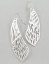 Cicada Tear Earrings Silver