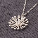 Dandelion Chain Necklace Silver