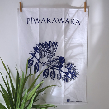 Piwakawaka Teatowel